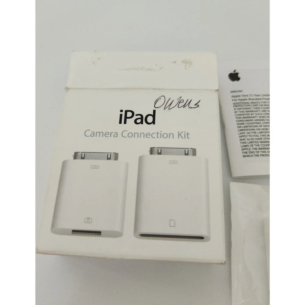 Apple iPad Camera Connection Kit (30-Pin) - MC531ZM/A A1358, A1362 VIEW!!!